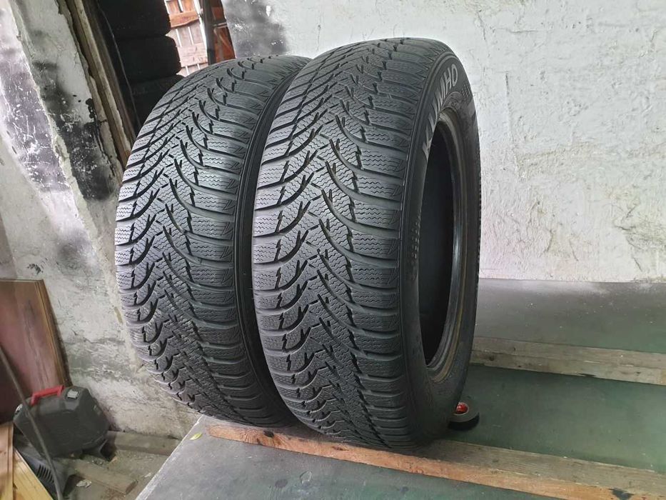 Dwie Opony zimowe 215/60R16 Kumho WinterCraft WP51 8mm 2021r
