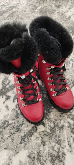 Чоботи жіночі демісезонні шкіряні