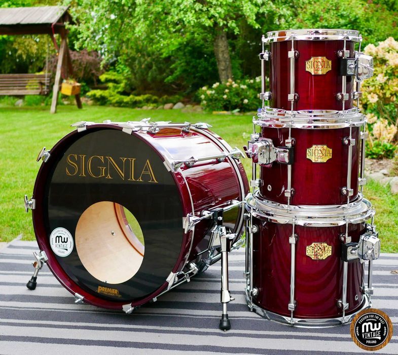 ‼️ Perkusja Premier Signia Maple 20", 10", 12", 14" Cherry ‼️