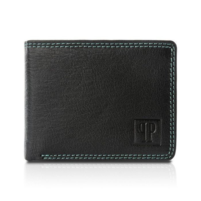 portfel męski ze skóry z ochroną rfid paolo peruzzi t-69-bl