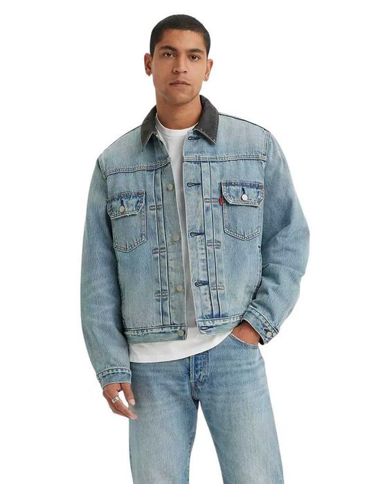 Куртка STUSSY & Levi's Embossed Trucker Jacket