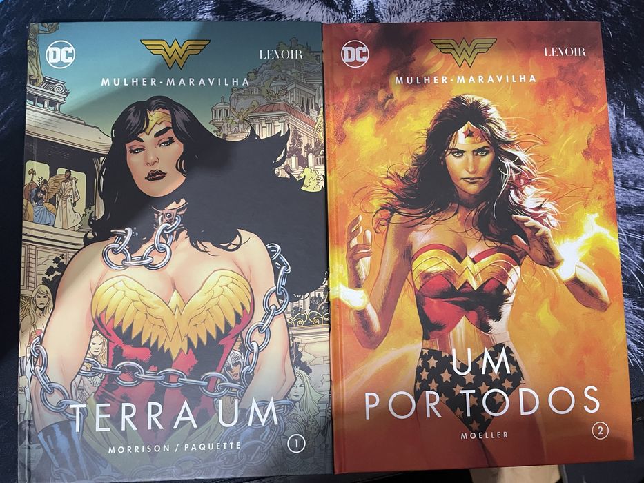 Conjunto 2 livro BD Mulher-Maravilha
