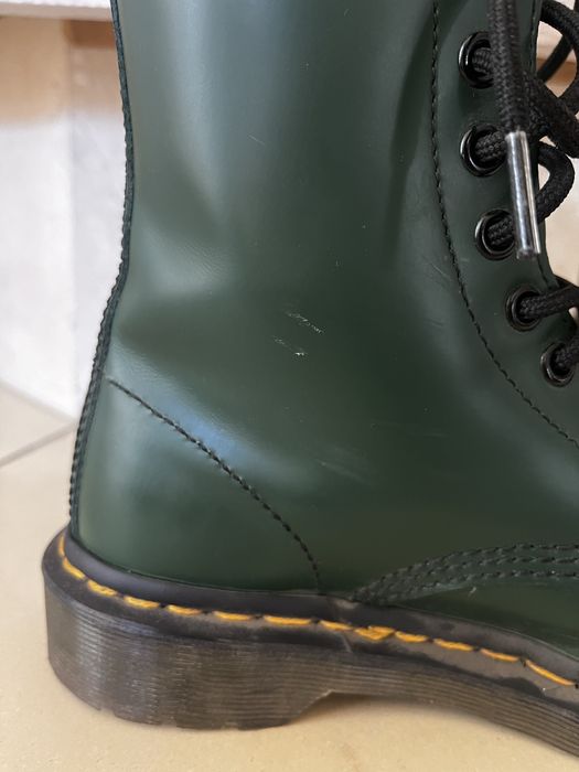 Buty ciemnozielone Martens