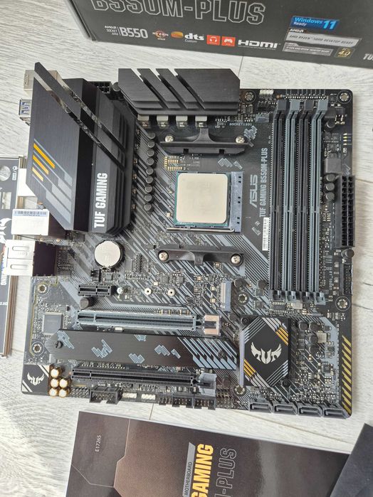 AM4 сет AMD Ryzen 5 3600 4.2GHz+mATX плата ASUS TUF B550 Gaming. Trade-IN