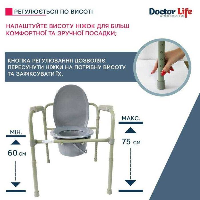 Стул-туалет Dr. Life