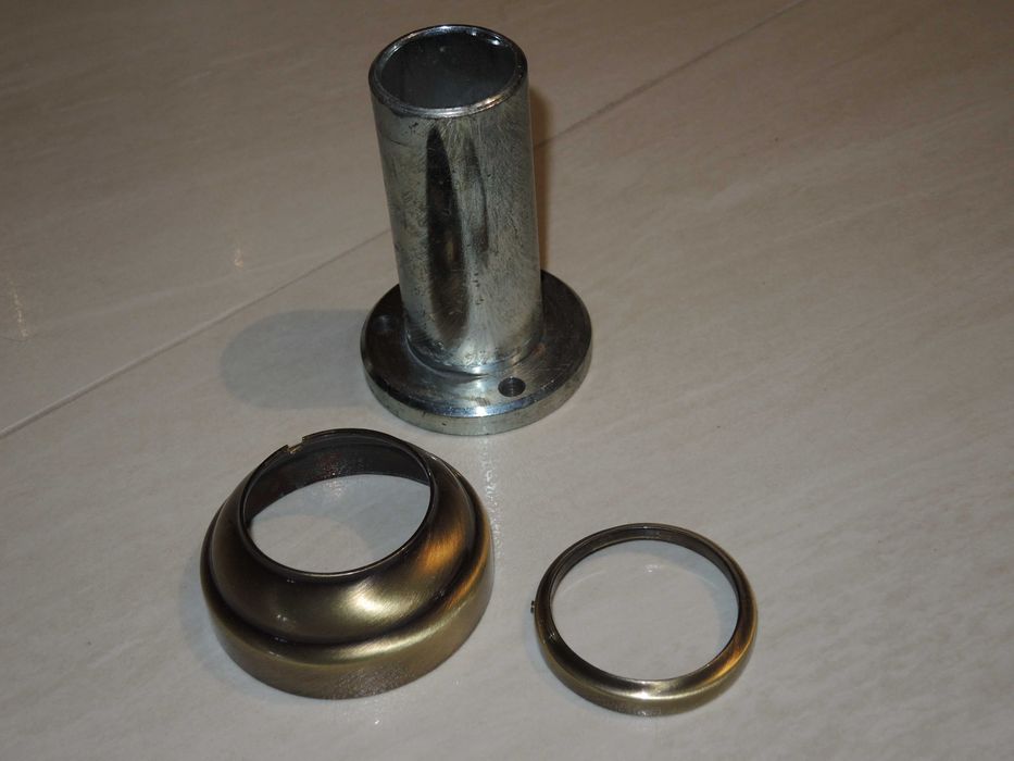 Rury mosiężne ozdobne wys 215 cm