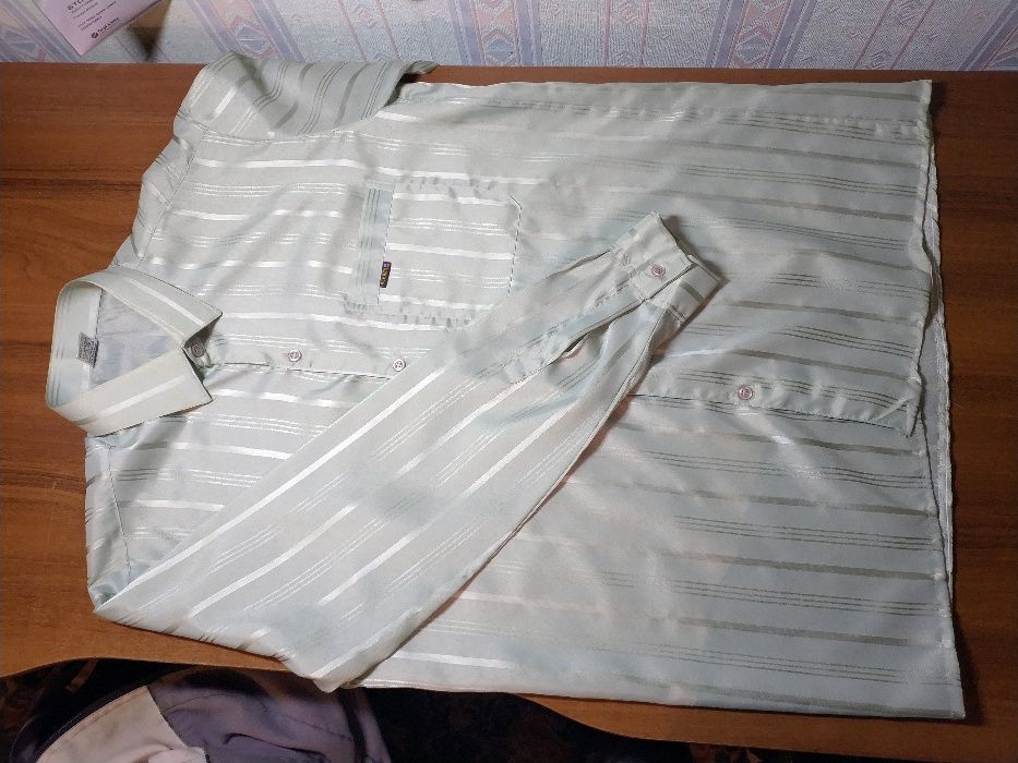 Koszula zielona w pasy