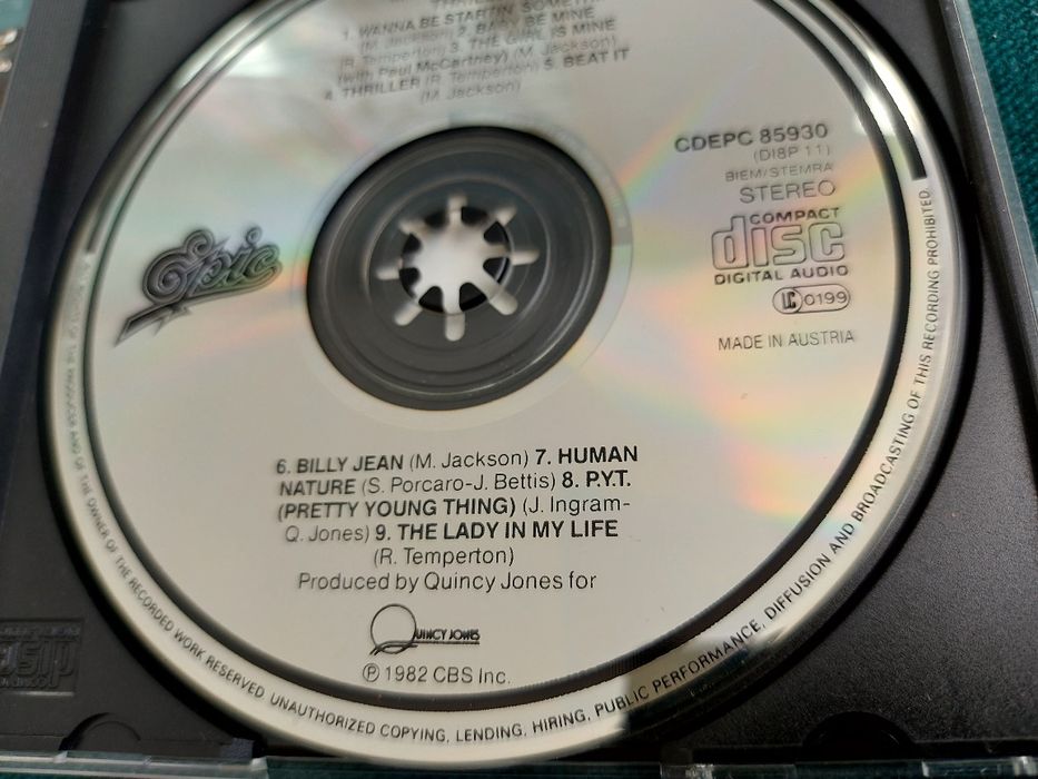 Płyta CD Michael Jackson Thriller orginal 1982r