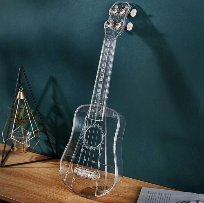 Укулеле прозора гавайська гітара маленька гітарка укулєлє гитара