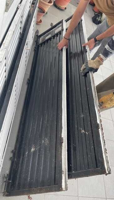 Portão de 4 folhas usado