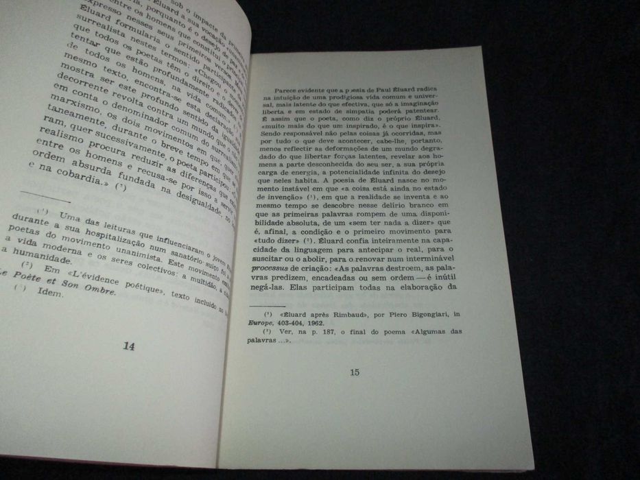 Livro Algumas das Palavras Paul Eluard Poesia Século XX