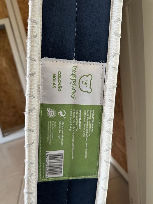 Cama ikea branca com colchao happy bear