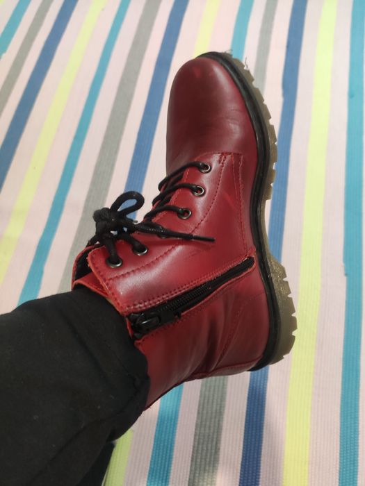 Botas vermelhas, nº 38 - confortáveis e como novas