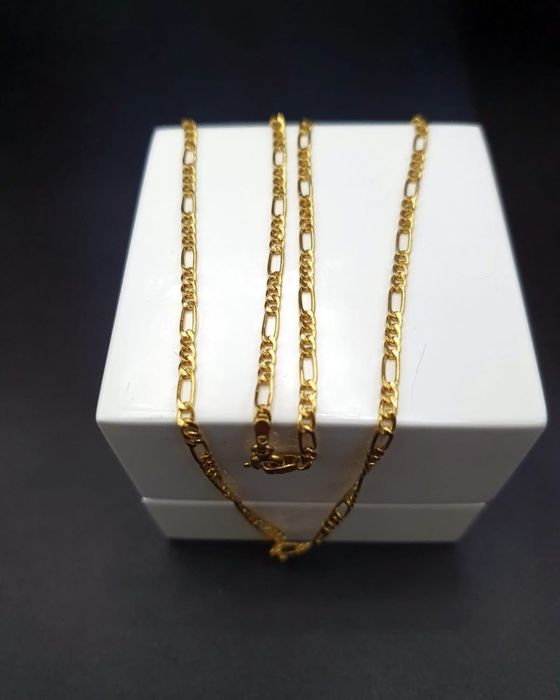 Złoty Łańcuszek splot Figaro