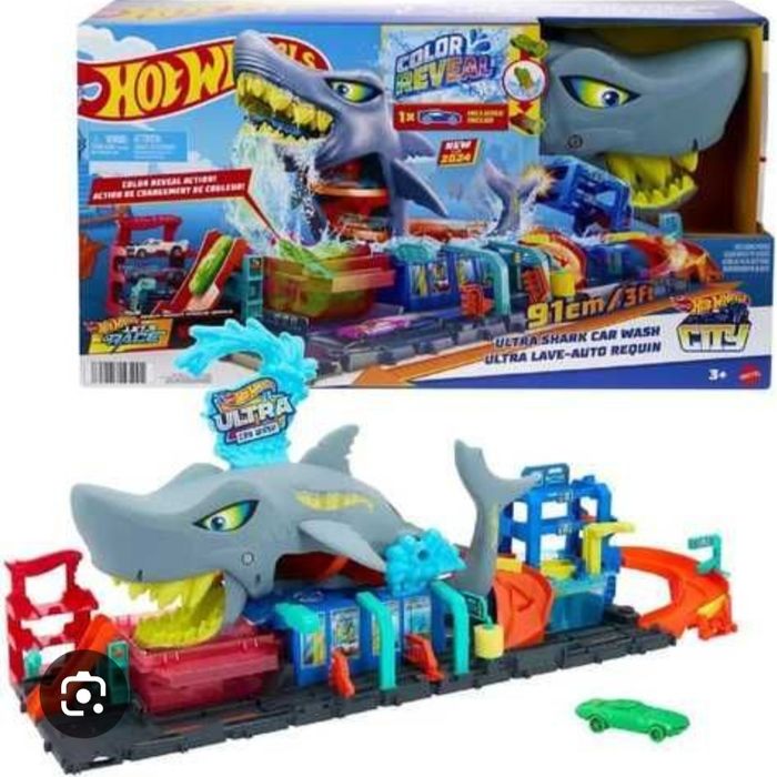 Hot Wheels Автомийка «Атака акули»