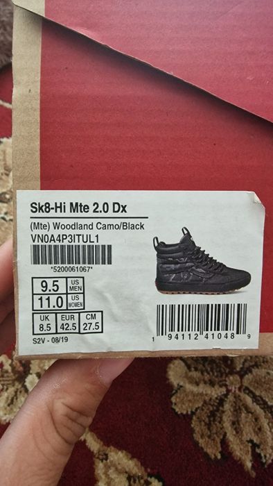 Buty Vans Sk8-Hi Mte 2.0 Dx Woodland Camo/Black, rozmiar 42.5