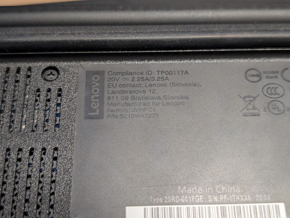 Laptop Lenovo ThinkPad E15 i5-10210U/16Gb/512Gb