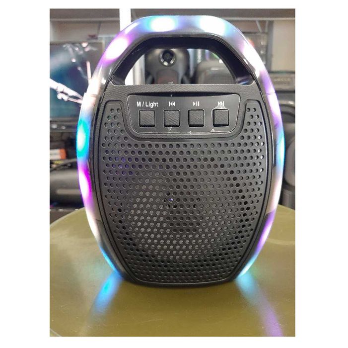Bluetooth колонка ESS 109B | RGB | Караоке | 4" динамік | 21,5 см