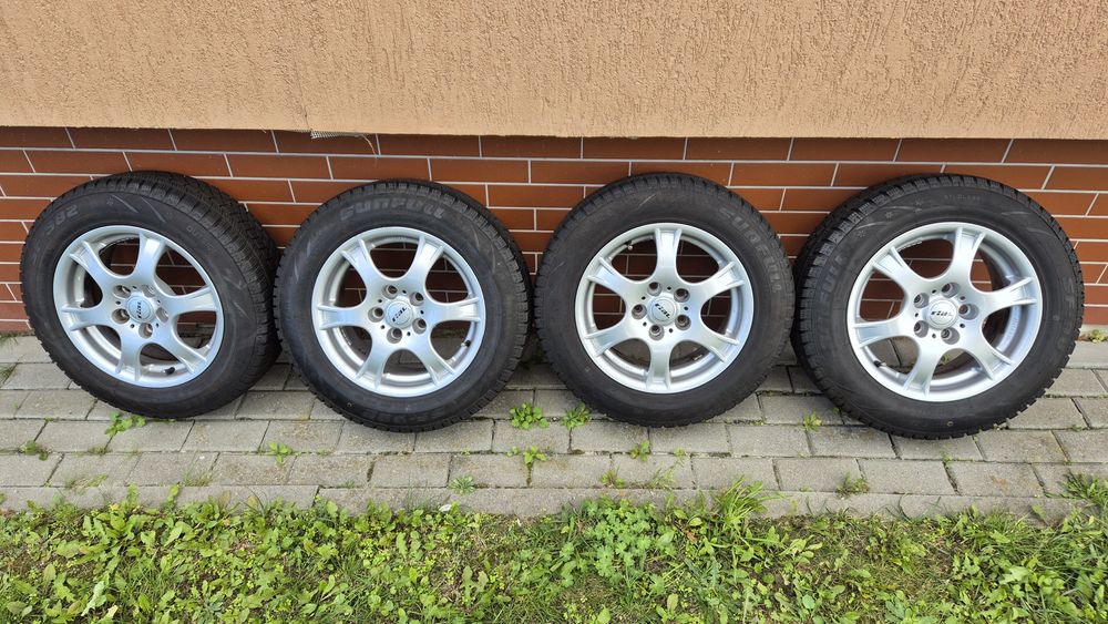 Opony zimowe 195/65/15 kpl + alufelgi