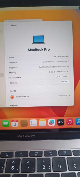 Ноутбук Apple MacBook Pro A1708