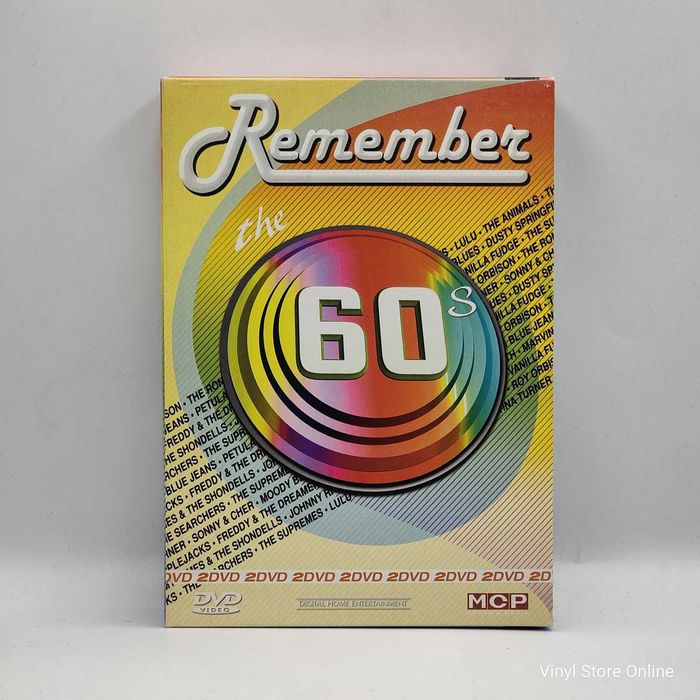 DVD - Remember The 60's (2xDVD, Box, Compilação) - REF- MCLE