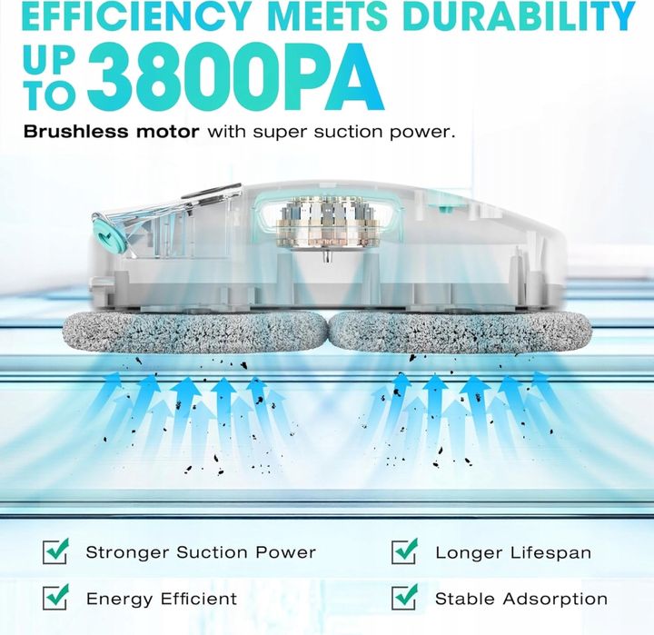 Robot do mycia okien HAUSHOF, elektryczny robot do mycia okien