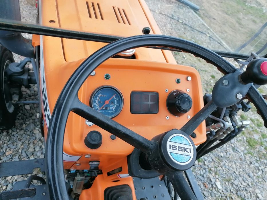 Traktorek iseki japoński glebogryzarka iseki, pług spych