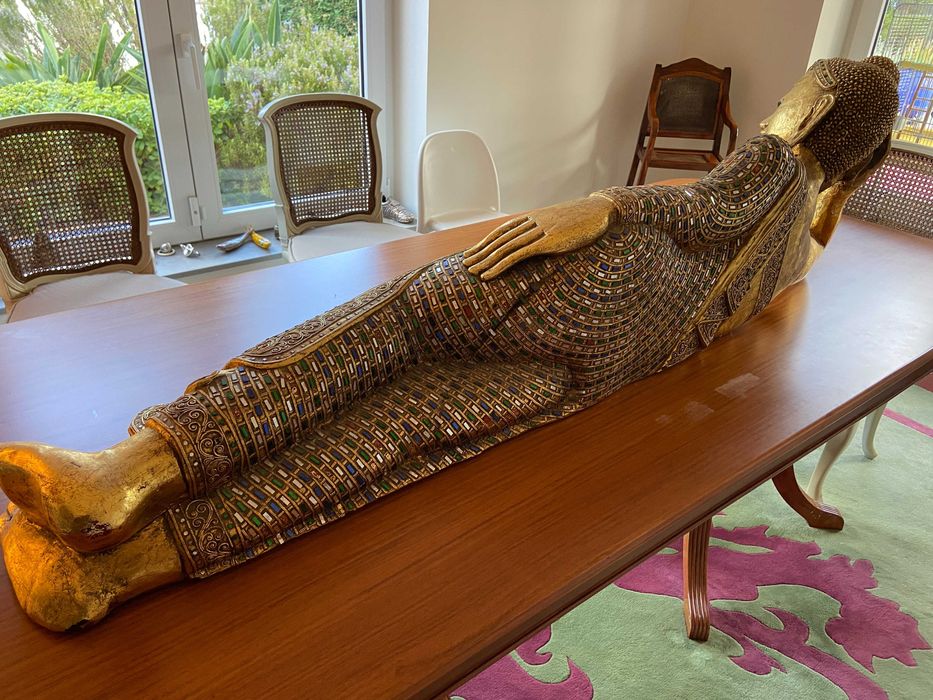 Grande Buda tailandesa original reclinável, budha, buddha