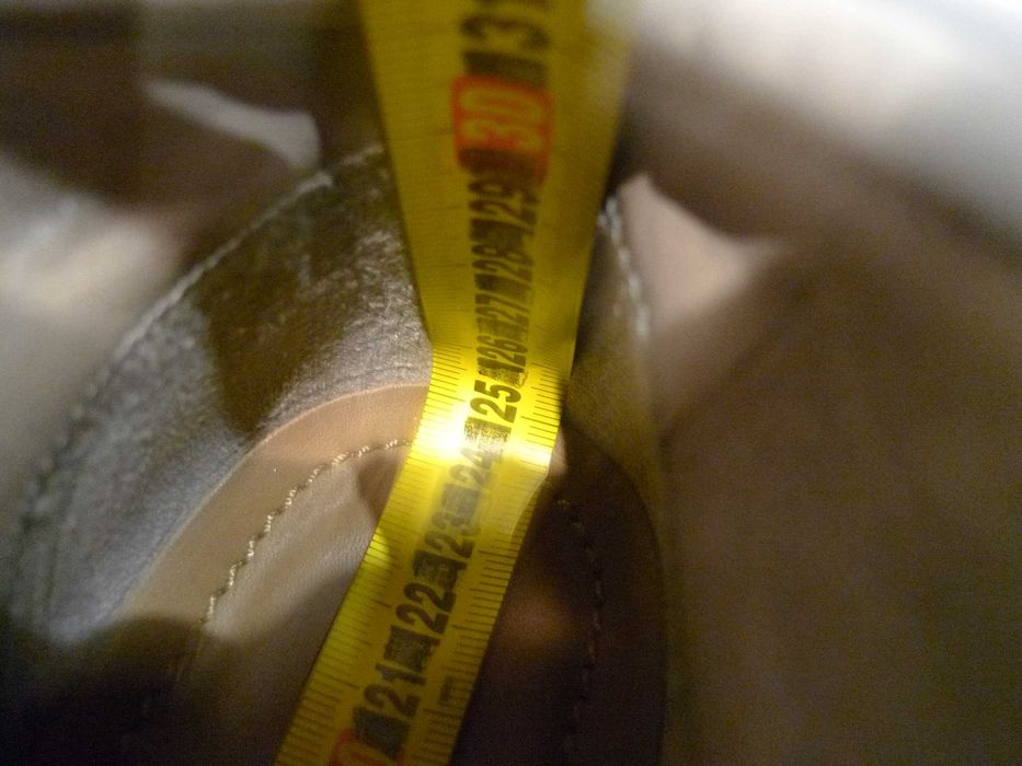 ECCO r.39/25cm Botki skórzane na koturnie