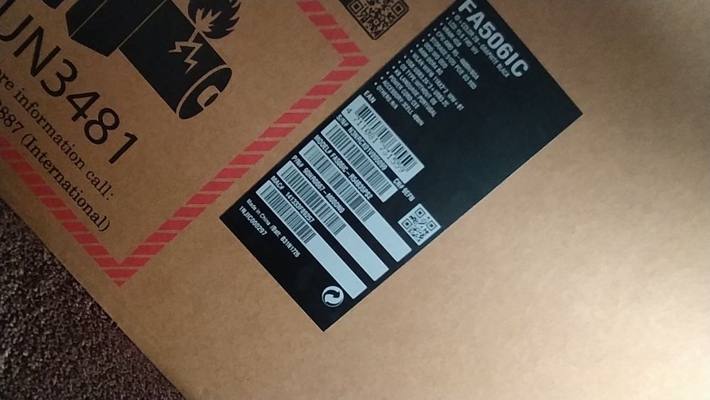 SELADO!Asus TUF Gaming A15 FA506IC Amd Ryzen 5 4600H 8GB 512GB RTX3050