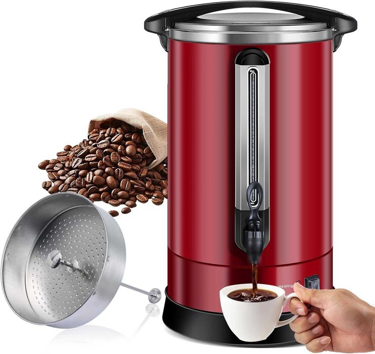 Podgrzewacz Do Kawy Wody Herbaty 17l 1500w Ekspres Warnik Stalowy Kran