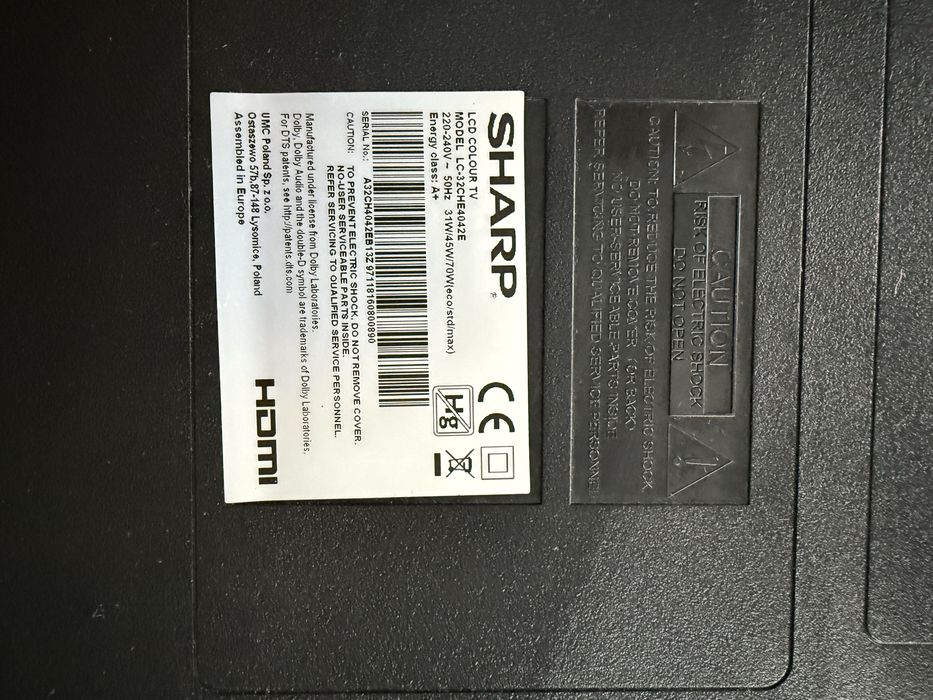 Telewizor sharp 32 cale