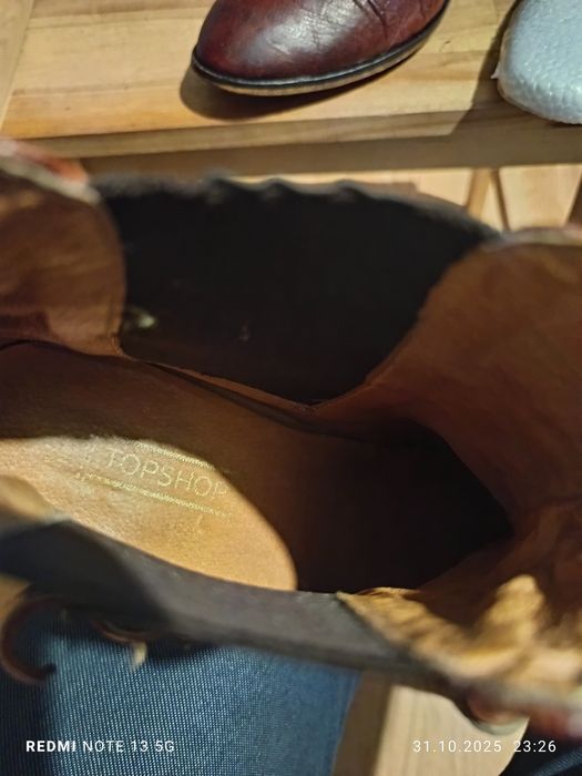 Kozaczki damskie skóra naturalna rozmiar 39