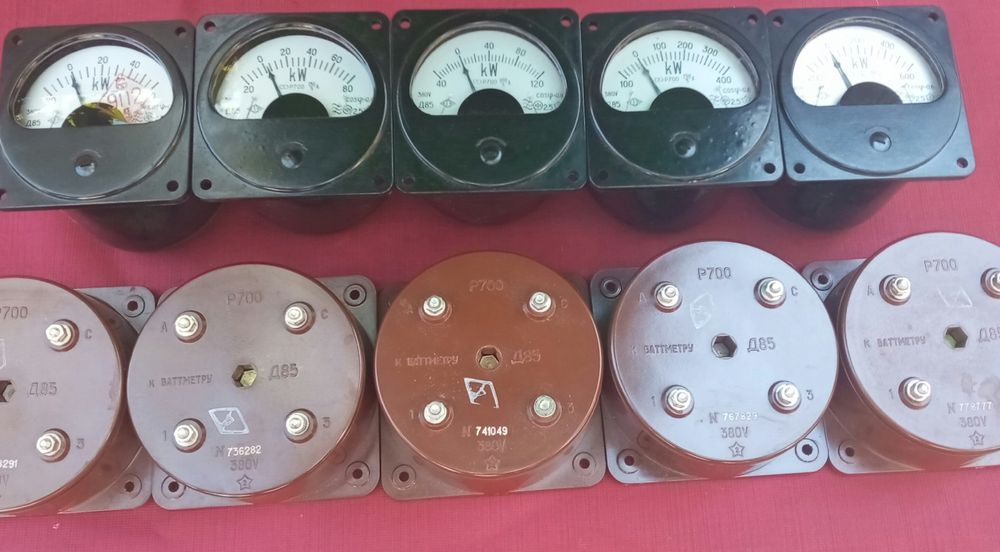 Ваттметр ,киловаттметр Д85 220/380в,новый.
