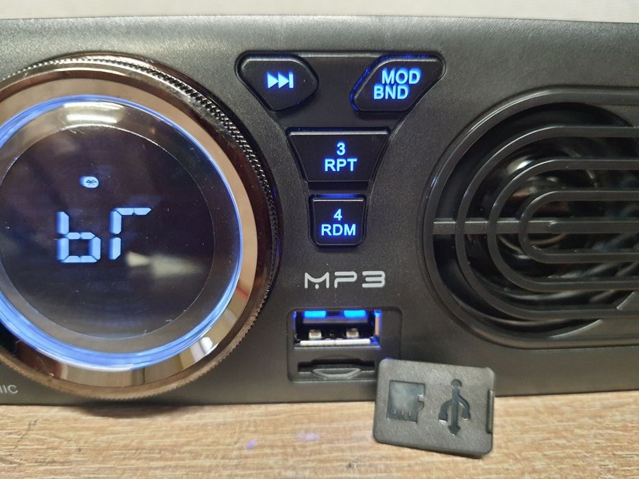 Radio z głośnikami, samochód koparka ciągnik z Bluetooth, USB, AUX