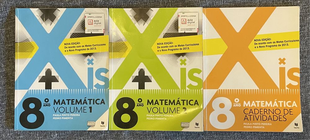 Manuais para o 7.º, 8.º e 9.º anos