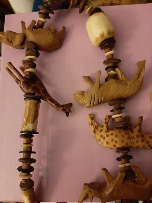 Colar africano  Vintage, feito à mão.