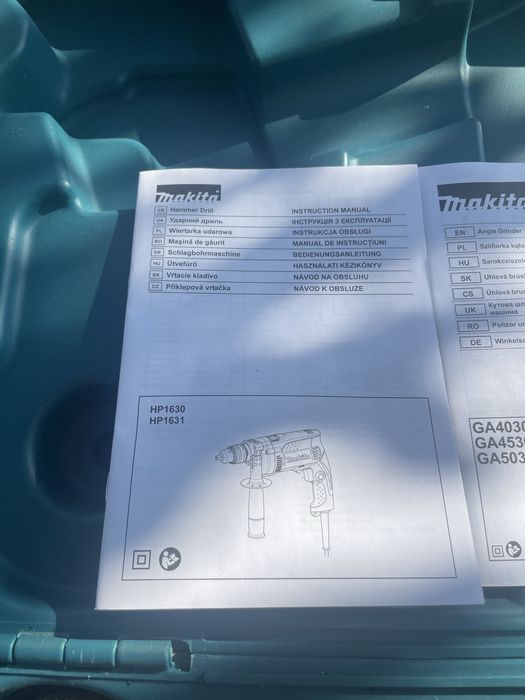 Набір 2в1 Болгарка+Ударна дрель Makita