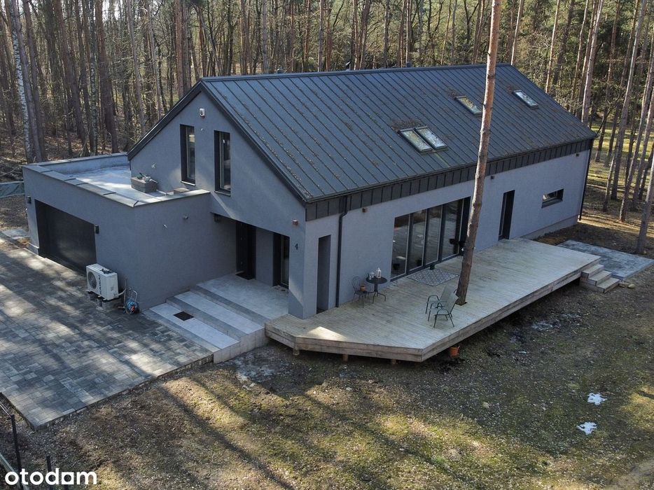 Dom 275 m² w lesie | prywatna droga | garaż 2-stan. | Ojrzanów