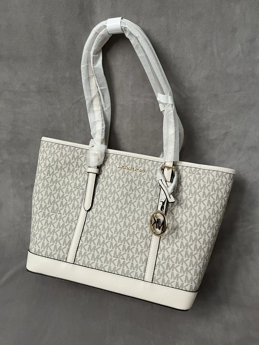 Сумка MICHAEL KORS Jet Set Travel Small Logo Top-Zip Tote Bag, в наявн