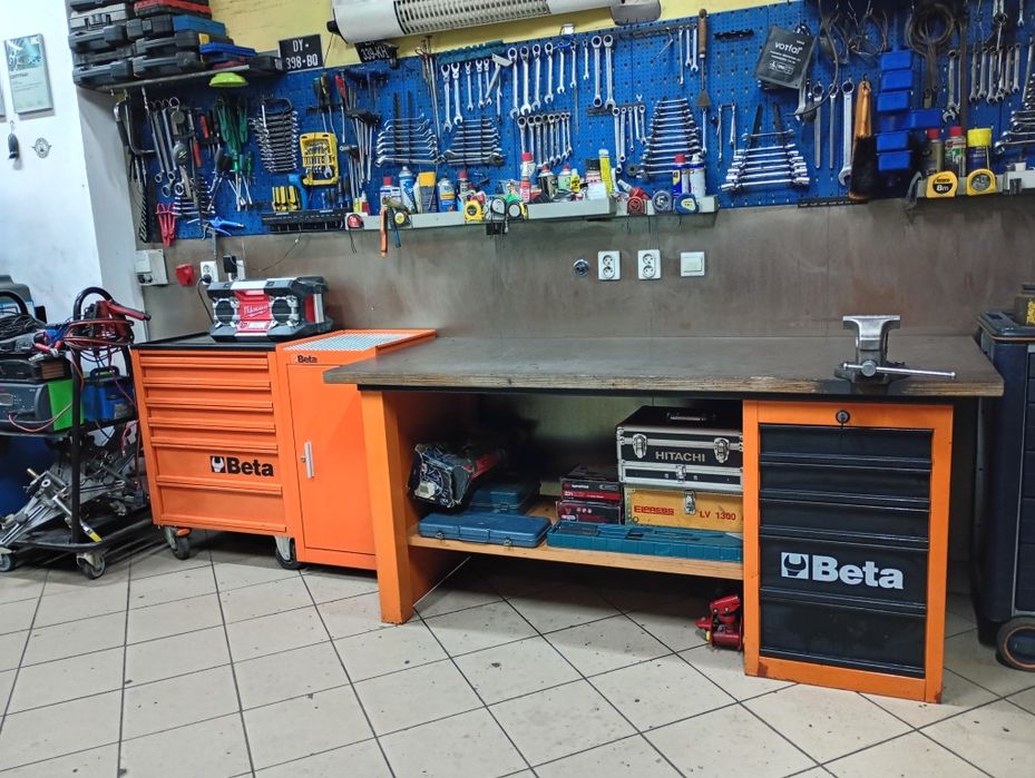 Beta garant facom stół warsztatowy likwidacja warsztatu wyprzedaż narz