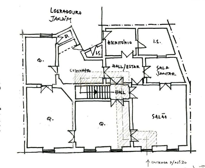 Segundo Piso de Edifício Apalaçado no Centro Histórico de Portalegre