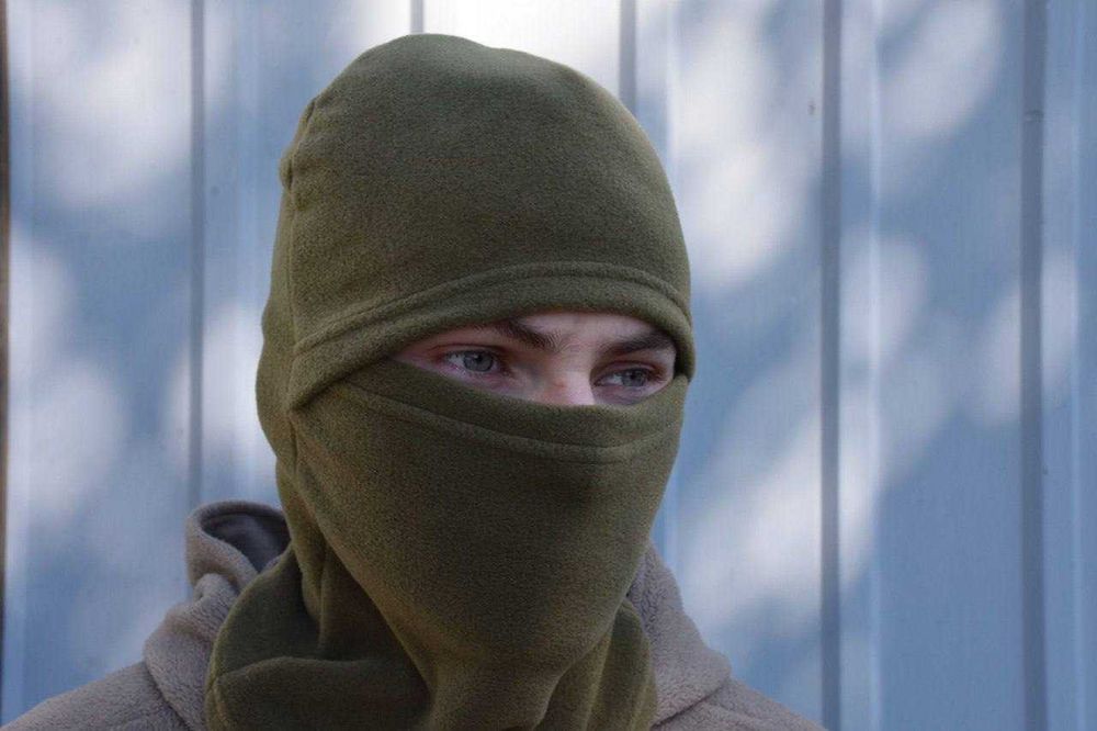 Армейская зимняя флисовая балаклава ВСУ тактическая флисовая балаклава