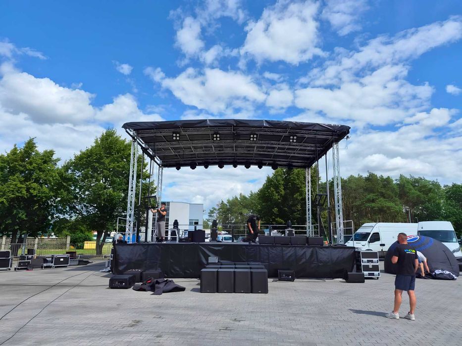 Scena mobilna 10 × 8 m ALSPAW XL80 – wynajem z montażem | Obsługa na terenie całej Polski