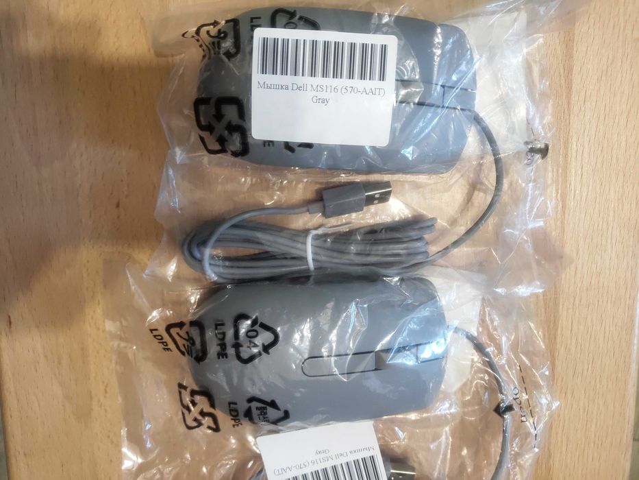 Мышка Dell MS116 Grey (570-AAIT)