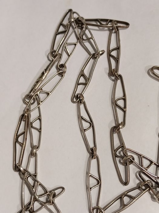 Naszyjnik srebrny , łańcuszek Orno