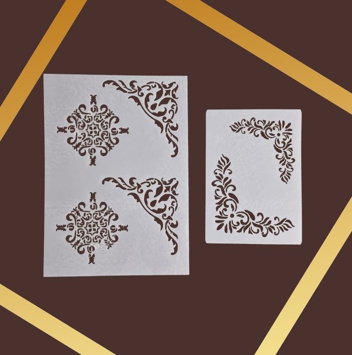 2 szt -Szablony, malarski, DIY, scrapbookingu, meble, Nr M 4