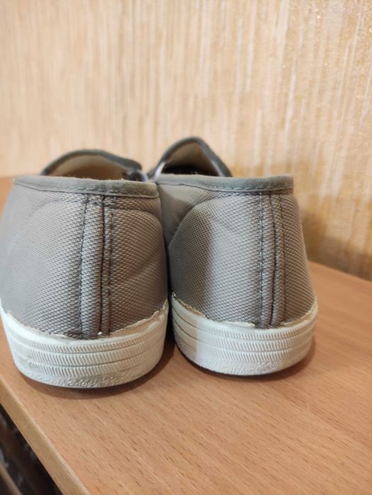 чоловічі кросівки кеди  мокасини текстильні,  р.43-44/28.8см