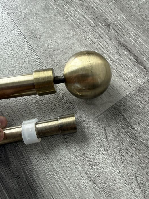 Varoes duplos Dourado Envelhecido