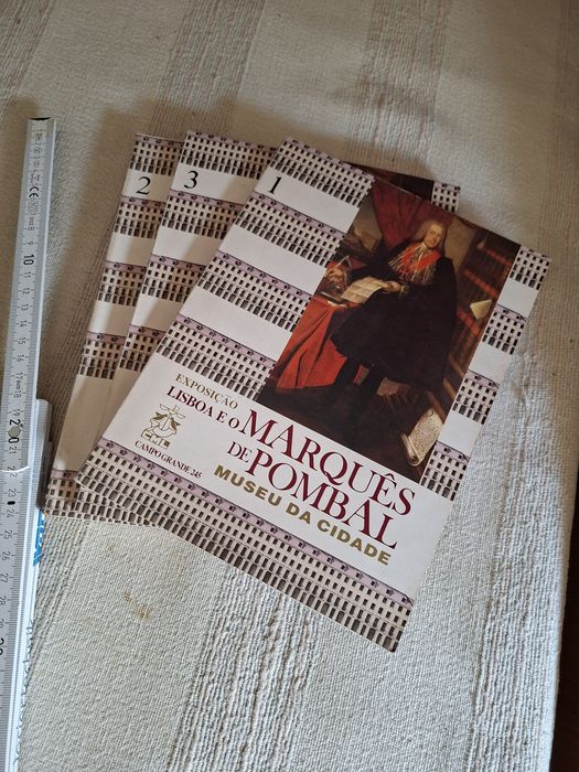 Marquês de Pombal exposição 3 volumes completo
